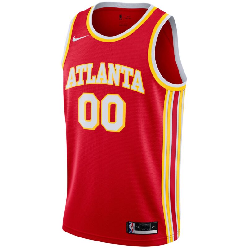 Atlanta Hawks 2020/21 Swingman Custom Jersey - Icon Edition - Red - Image 2