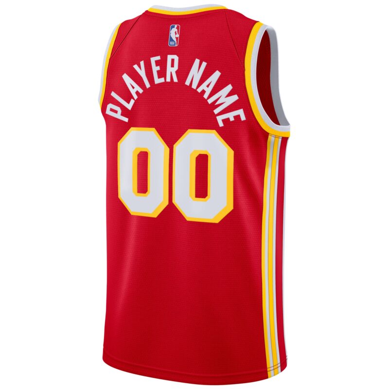 Atlanta Hawks 2020/21 Swingman Custom Jersey - Icon Edition - Red - Image 3