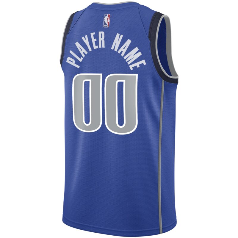 Dallas Mavericks 2020/21 Swingman Custom Jersey - Icon Edition - Blue - Image 3