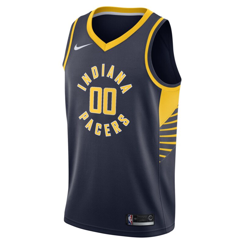 Indiana Pacers 2020/21 Swingman Custom Jersey - Icon Edition - Navy - Image 2