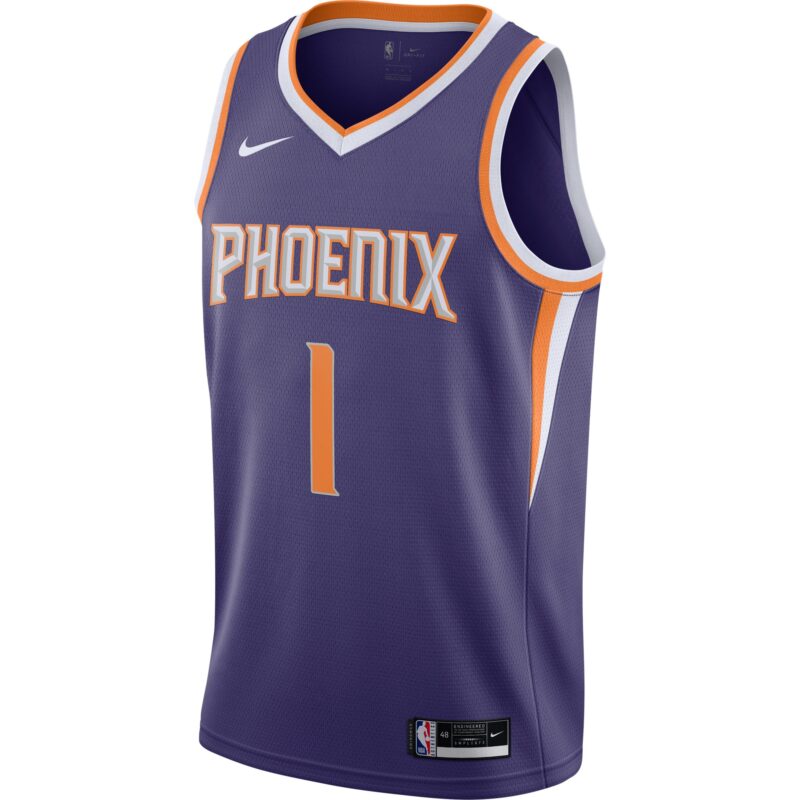 Devin Booker Phoenix Suns 2020/21 Swingman Jersey - Purple - Icon Edition - Image 2