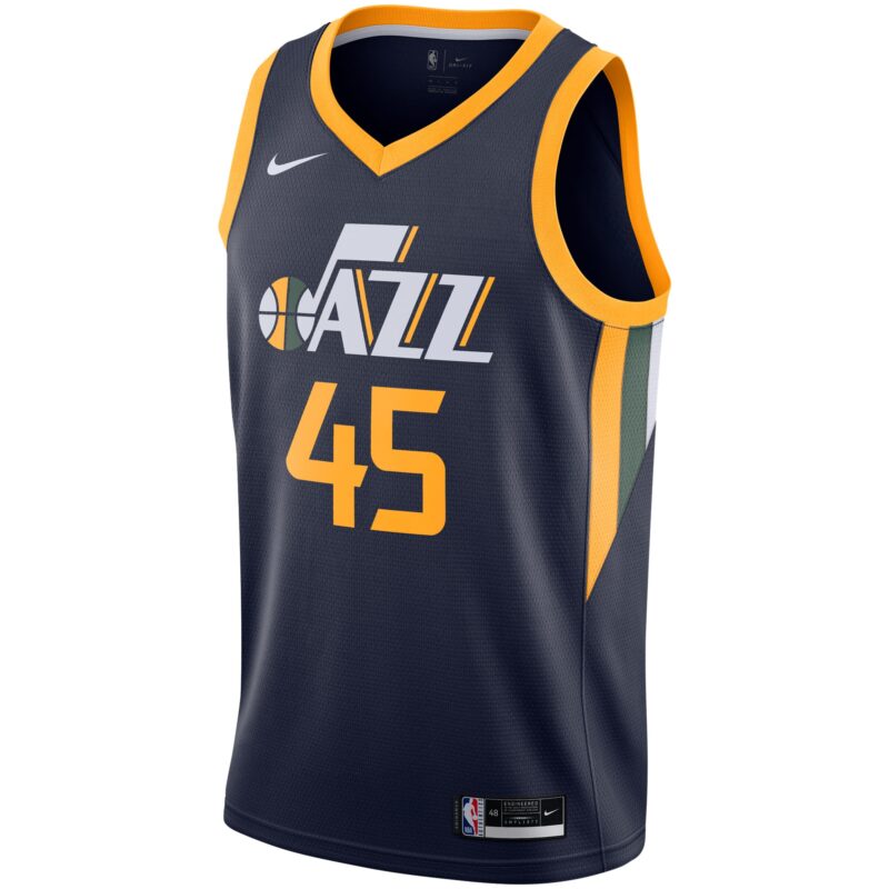 Donovan Mitchell Utah Jazz 2020/21 Swingman Jersey - Navy - Icon Edition - Image 2