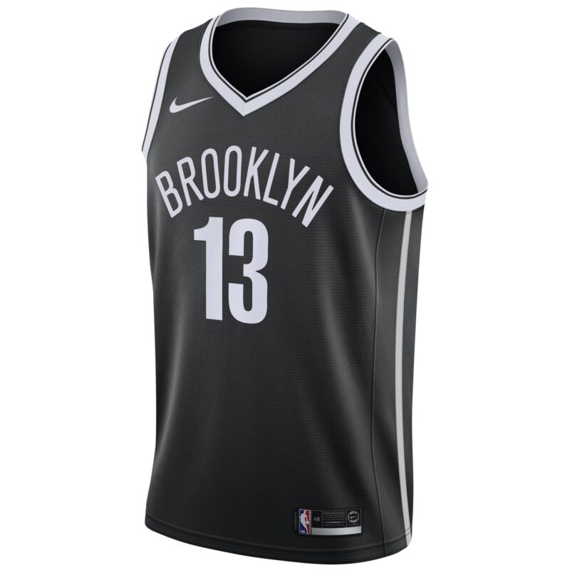 James Harden Brooklyn Nets 2020/21 Swingman Jersey Black - Icon Edition - Image 2