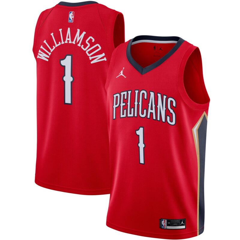 Zion Williamson New Orleans Pelicans Brand 2020/21 Swingman Jersey - Statement Edition - Red