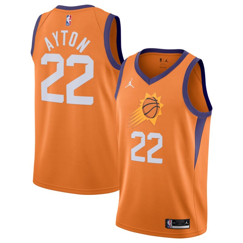Deandre Ayton Phoenix Suns Brand 2020/21 Swingman Jersey - Statement Edition - Orange