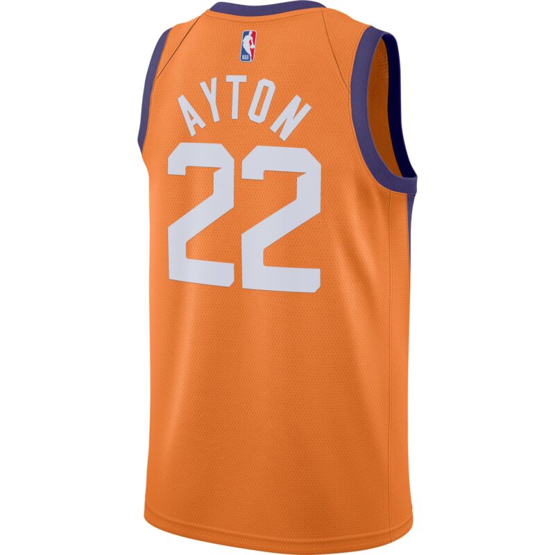 Deandre Ayton Phoenix Suns Brand 2020/21 Swingman Jersey - Statement Edition - Orange - Image 3