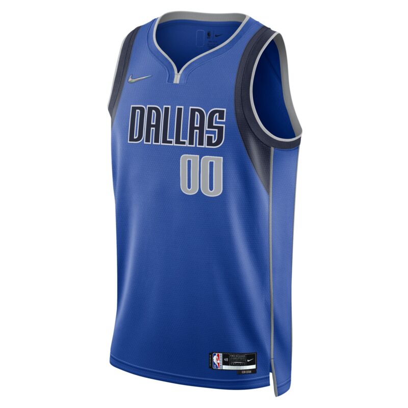 Dallas Mavericks 2021/22 Diamond Swingman Custom Jersey - Icon Edition - Blue - Image 2
