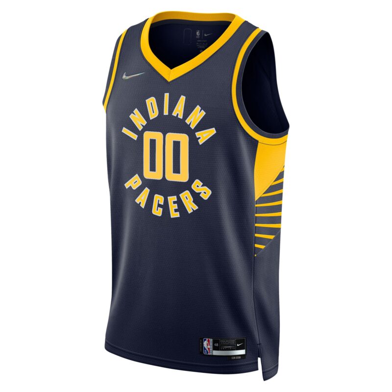 Indiana Pacers 2021/22 Diamond Swingman Custom Jersey - Icon Edition - Navy - Image 2