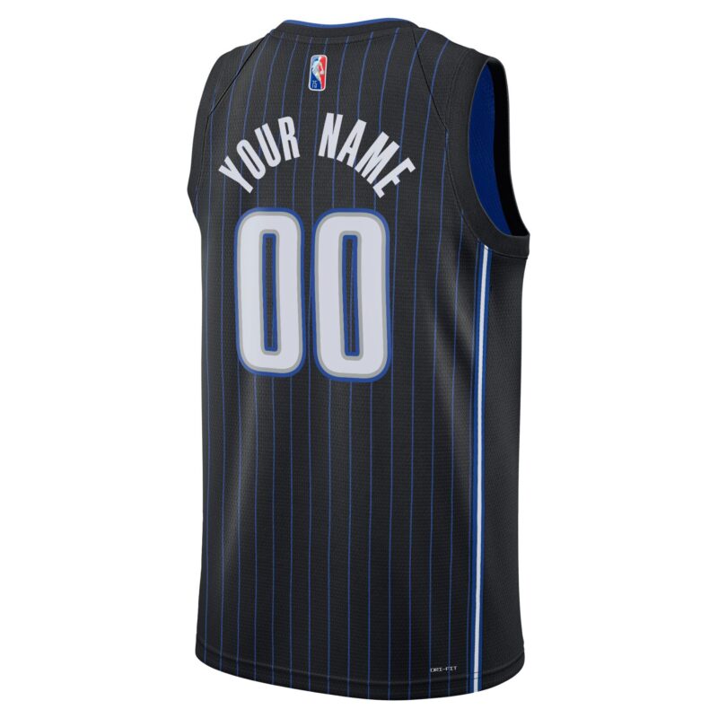 Orlando Magic 2021/22 Diamond Swingman Custom Jersey - Icon Edition - Black - Image 3