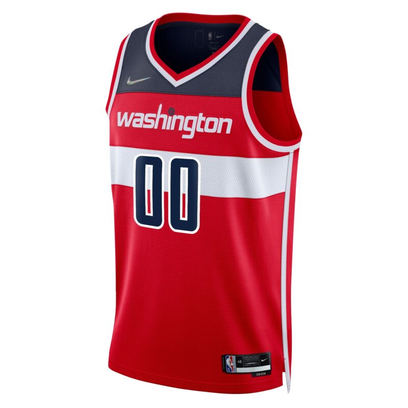 Washington Wizards 2021/22 Diamond Swingman Custom Jersey - Icon Edition - Red - Image 2