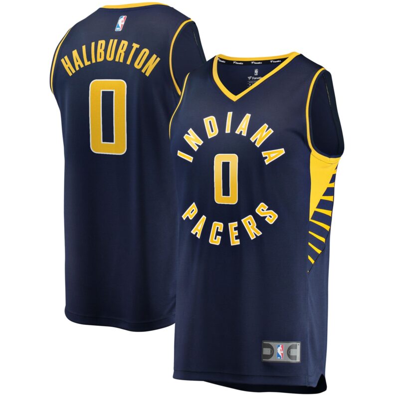 Tyrese Haliburton Indiana Pacers 2021/22 Fast Break Jersey - Icon Edition - Navy