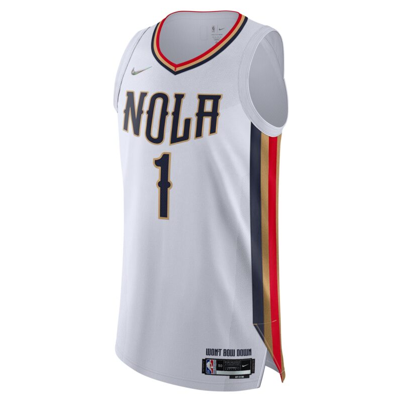 Zion Williamson New Orleans Pelicans 2021/22 Swingman Jersey - City Edition - White - Image 2