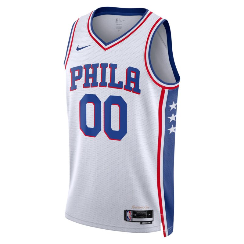 Philadelphia 76ers Unisex 2022/23 Swingman Custom Jersey White - Association Edition - Image 2
