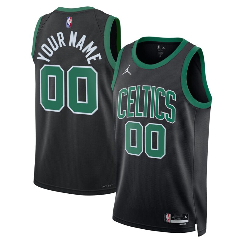 Boston Celtics Brand Unisex 2022/23 Swingman Custom Jersey - Statement Edition - Black