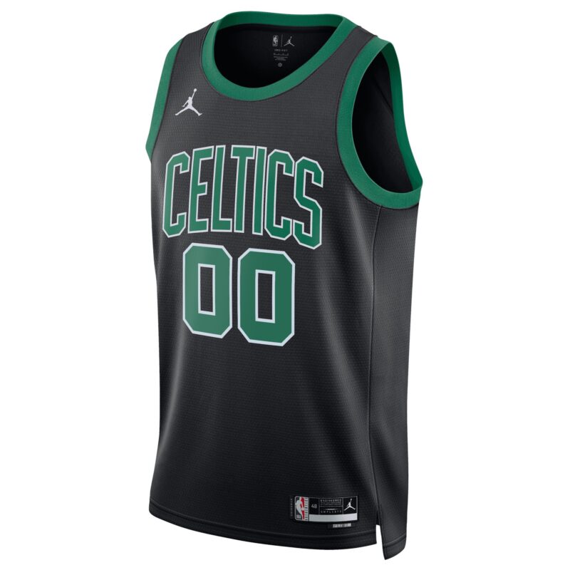 Boston Celtics Brand Unisex 2022/23 Swingman Custom Jersey - Statement Edition - Black - Image 2