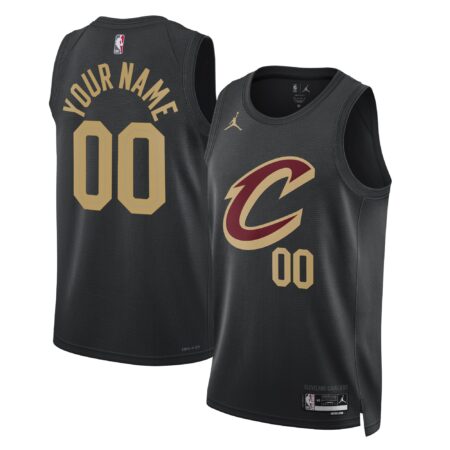 Cleveland Cavaliers Brand Unisex 2022/23 Swingman Custom Jersey - Statement Edition - Black