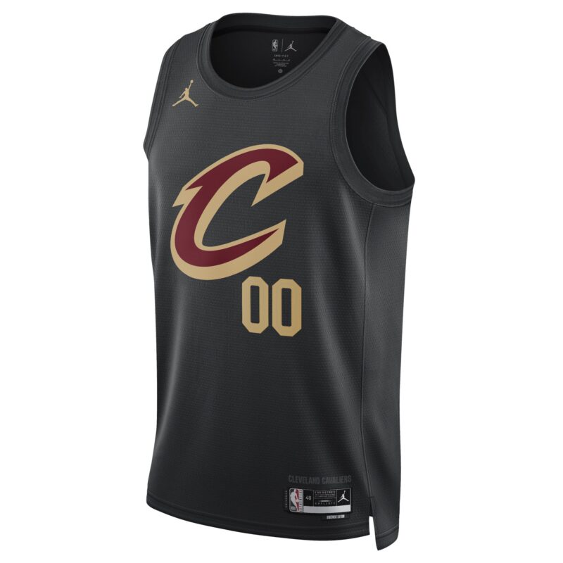 Cleveland Cavaliers Brand Unisex 2022/23 Swingman Custom Jersey - Statement Edition - Black - Image 2