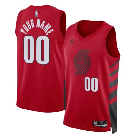 Portland Trail Blazers Brand Unisex 2022/23 Swingman Custom Jersey - Statement Edition - Red