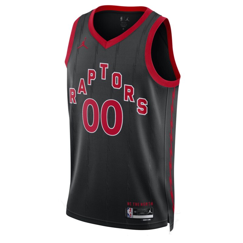Toronto Raptors Brand Unisex 2022/23 Swingman Custom Jersey - Statement Edition - Black - Image 2