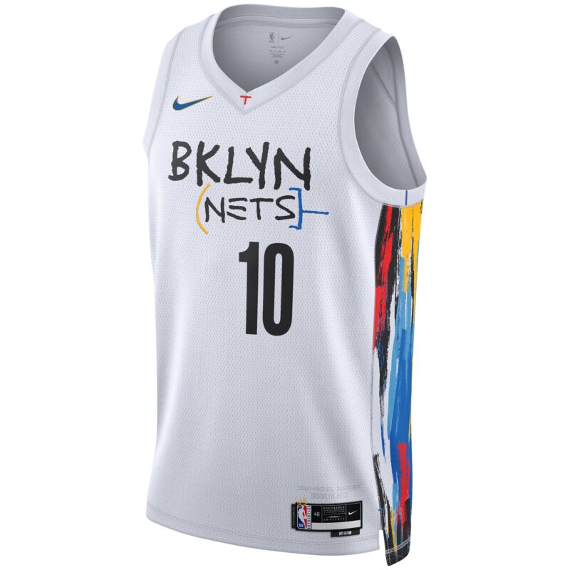 Ben Simmons Brooklyn Nets Unisex 2022/23 Swingman Jersey - City Edition - White - Image 2