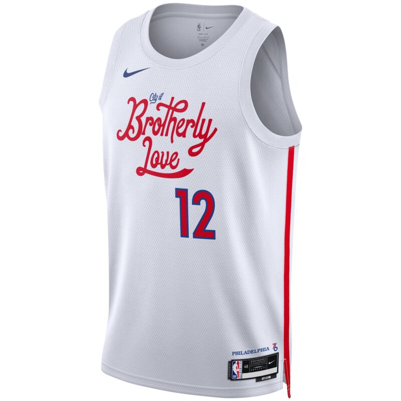 Tobias Harris Philadelphia 76ers Unisex 2022/23 Swingman Jersey - City Edition - White - Image 2