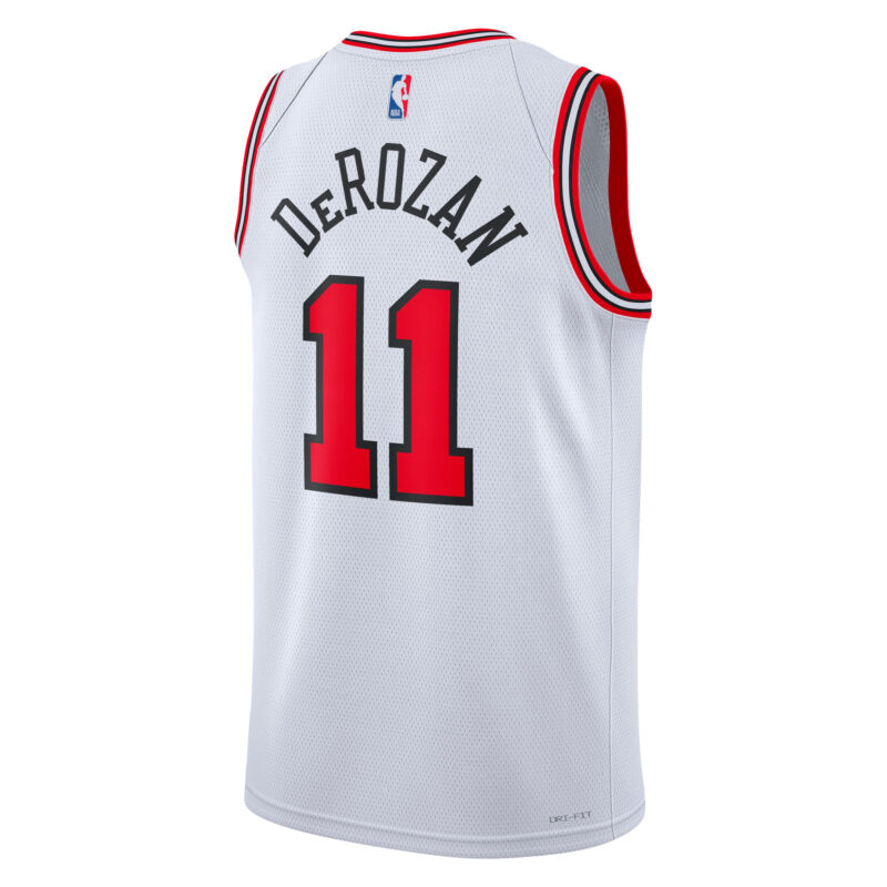 DeMar DeRozan Chicago Bulls Unisex 2022/23 Swingman Player Jersey White - Association Edition - Image 3