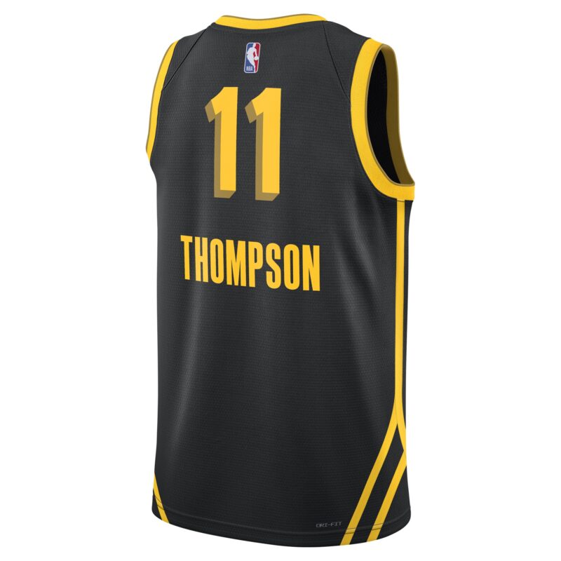 Klay Thompson Golden State Warriors Unisex 2023/24 Swingman Jersey - Black - City Edition - Image 3