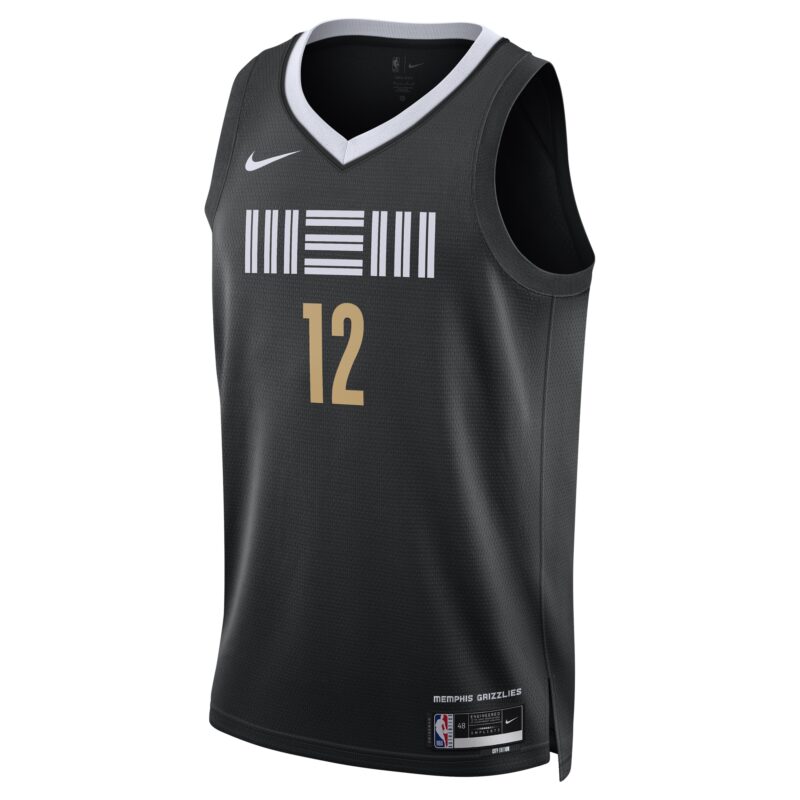 Ja Morant Memphis Grizzlies Unisex 2023/24 Swingman Jersey - Black - City Edition - Image 2