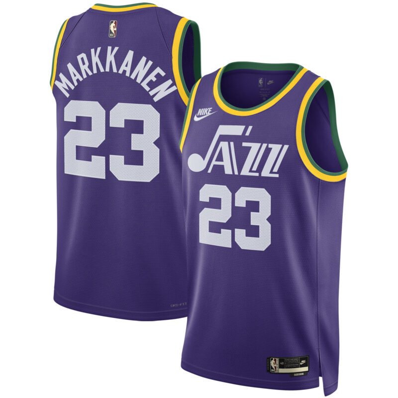 Lauri Markkanen Utah Jazz Unisex 2023/24 Swingman Jersey - Classic Edition - Purple