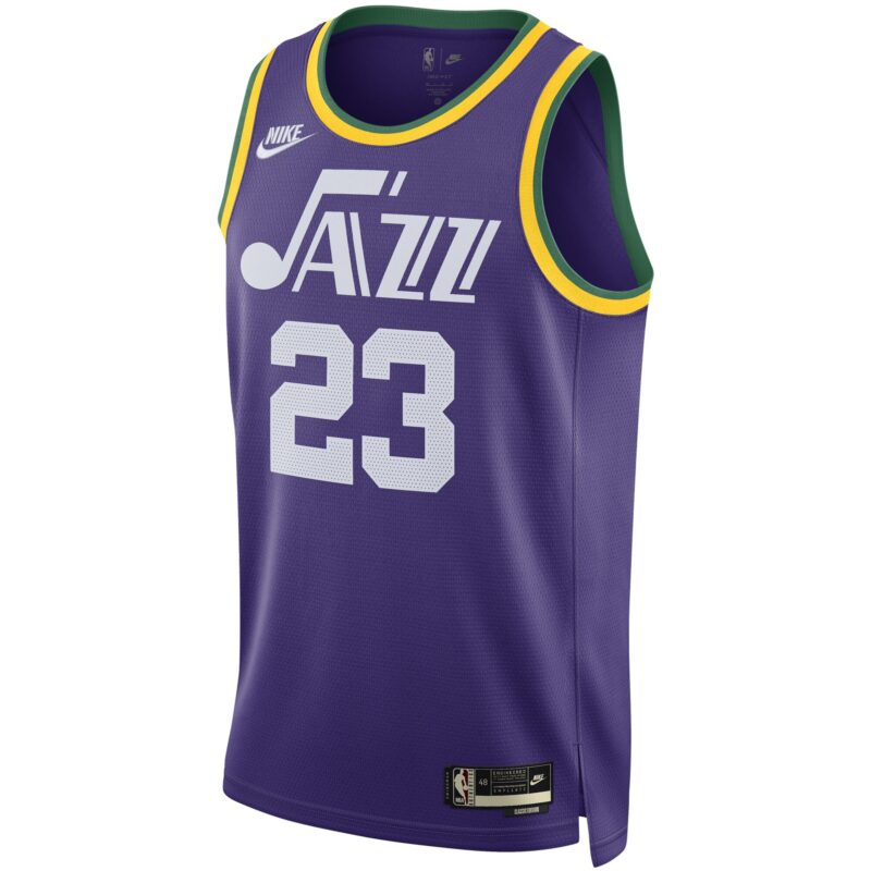 Lauri Markkanen Utah Jazz Unisex 2023/24 Swingman Jersey - Classic Edition - Purple - Image 2