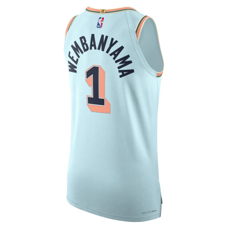 Victor Wembanyama San Antonio Spurs 2024/25 Player Jersey - City Edition - Light Blue - Image 3