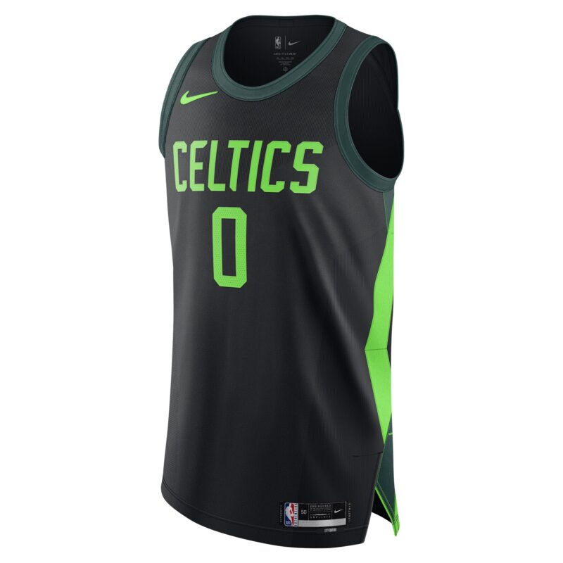 Jayson Tatum Boston Celtics 2024/25 Player Jersey - City Edition - Black - Image 2