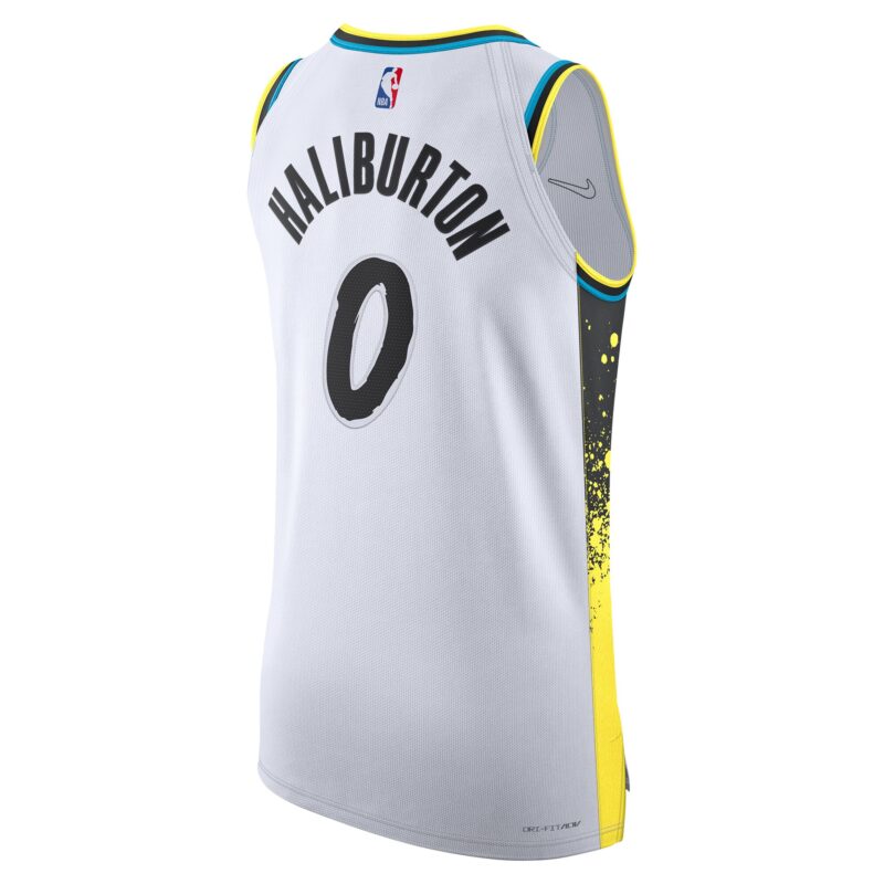 Tyrese Haliburton Indiana Pacers 2024/25 Player Jersey - City Edition - White - Image 3