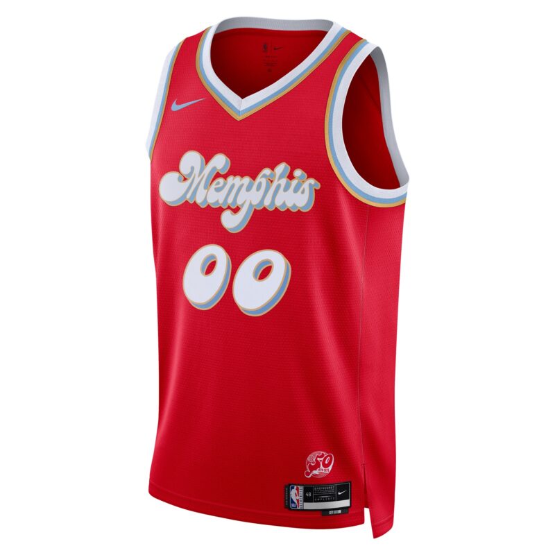 Memphis Grizzlies Unisex 2024/25 Custom Swingman Jersey - City Edition - Red - Image 2