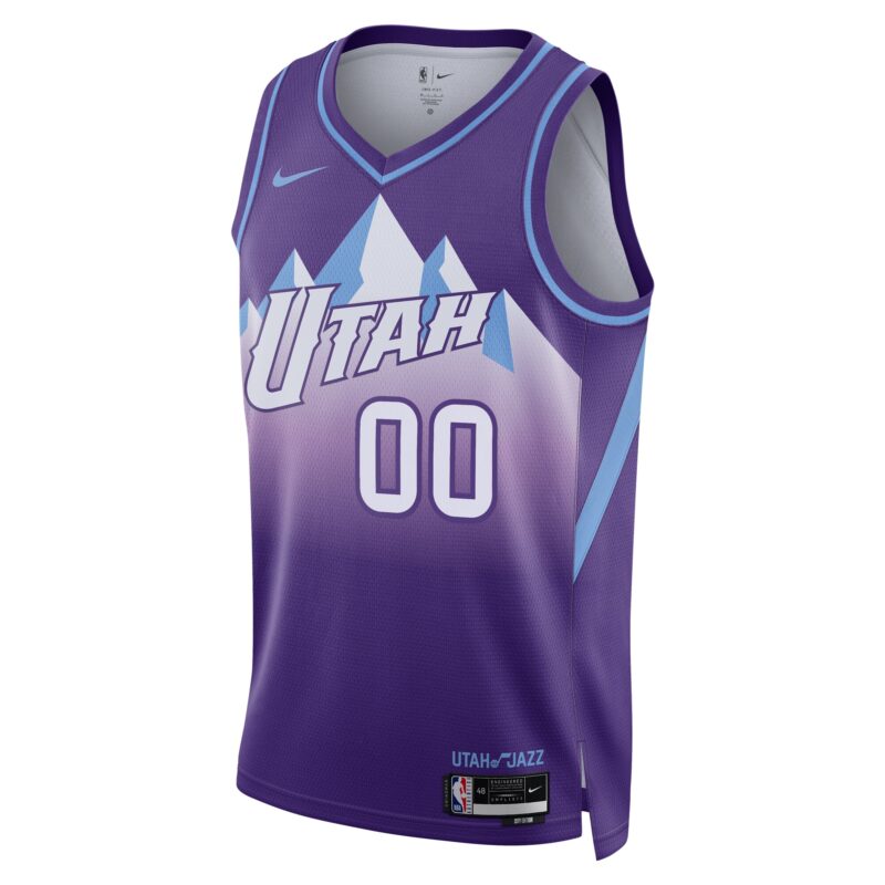 Utah Jazz Unisex 2024/25 Custom Swingman Jersey - City Edition - Purple - Image 2