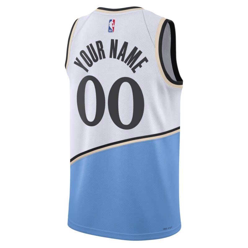 Atlanta Hawks Unisex 2024/25 Custom Swingman Jersey - City Edition - White - Image 3