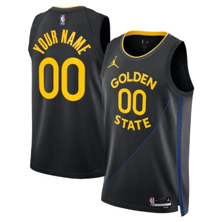 Golden State Warriors Brand Unisex 2024/25 Custom Swingman Jersey - Statement Edition - Black