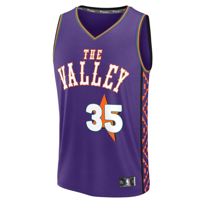 Kevin Durant Phoenix Suns 2024/25 Fast Break Player Jersey - City Edition - Purple - Image 2