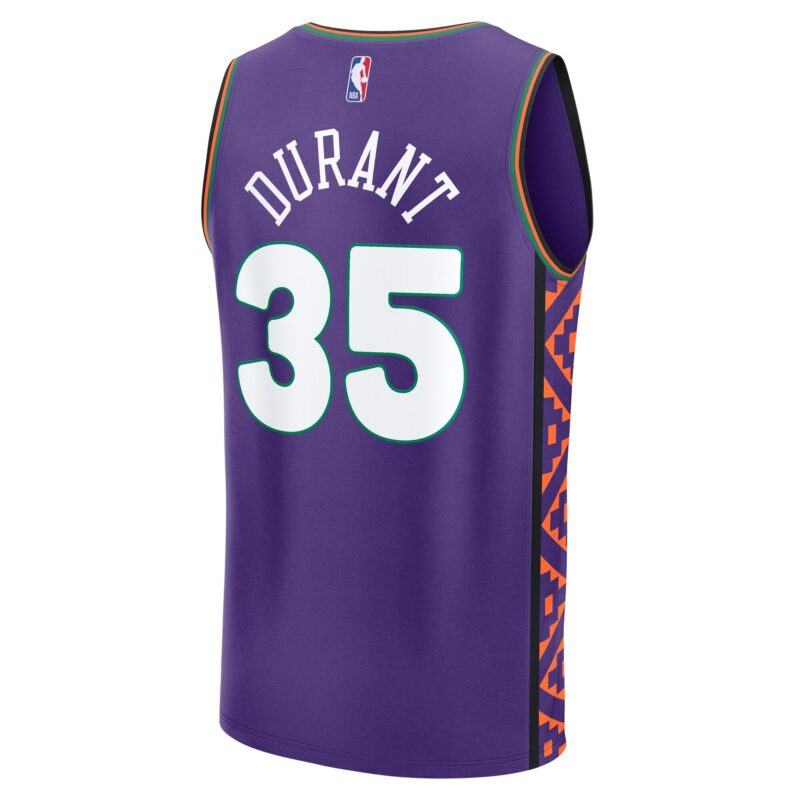 Kevin Durant Phoenix Suns 2024/25 Fast Break Player Jersey - City Edition - Purple - Image 3