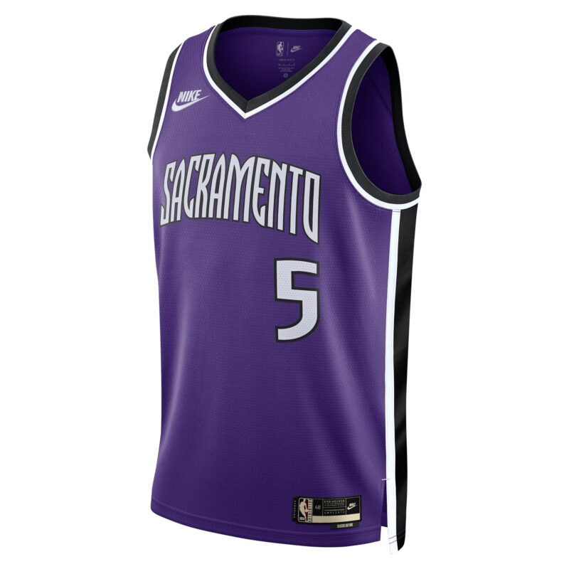 De'Aaron Fox Sacramento Kings Unisex 2024/25 Swingman Jersey - Purple - Classic Edition - Image 2
