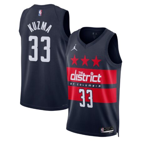 Kyle Kuzma Washington Wizards Brand Unisex 2024/25 Swingman Jersey - Statement Edition - Navy