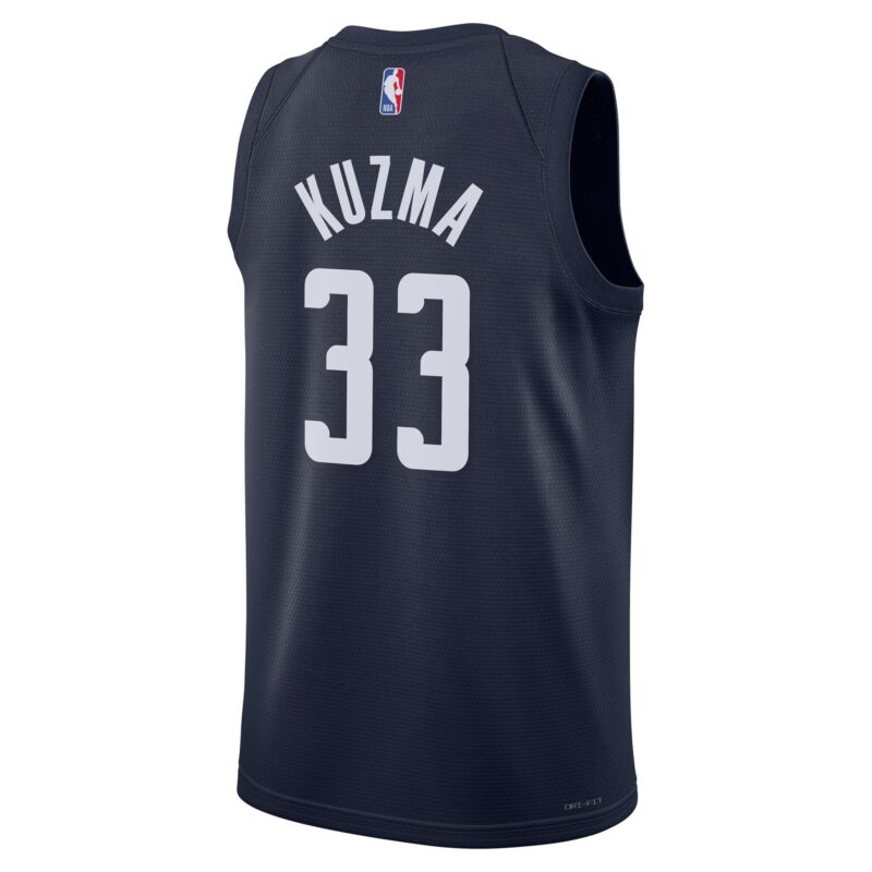 Kyle Kuzma Washington Wizards Brand Unisex 2024/25 Swingman Jersey - Statement Edition - Navy - Image 3