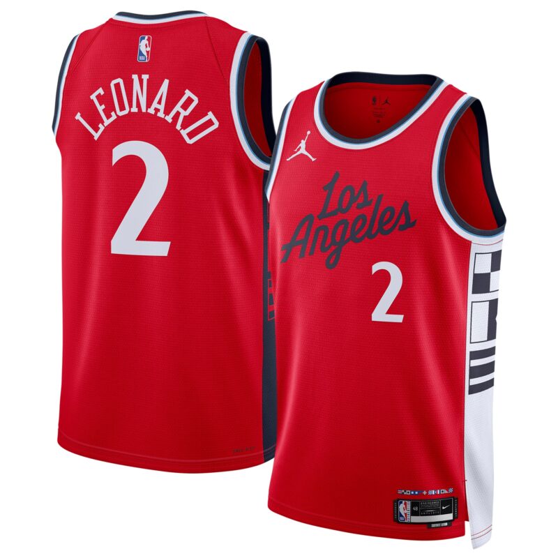 Kawhi Leonard LA Clippers Brand Unisex 2024/25 Swingman Jersey - Statement Edition - Red