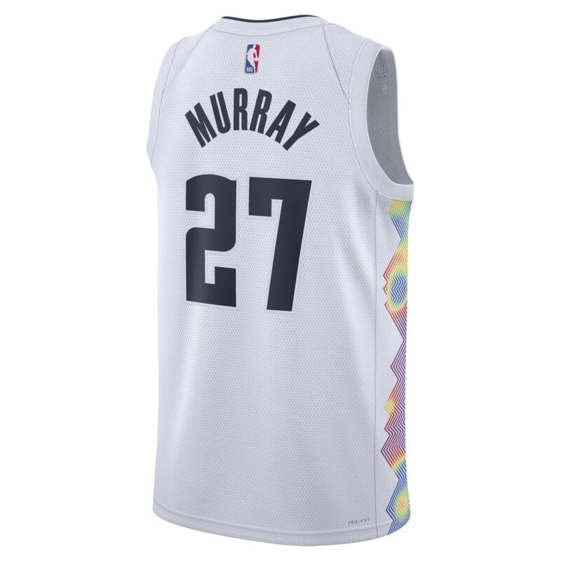Jamal Murray Denver Nuggets Unisex 2024/25 Swingman Player Jersey - City Edition - White - Image 3