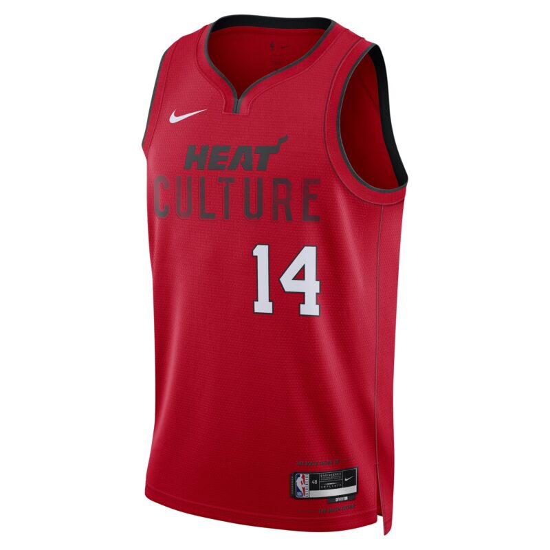 Tyler Herro Miami Heat Unisex 2024/25 Swingman Player Jersey - City Edition - Red - Image 2