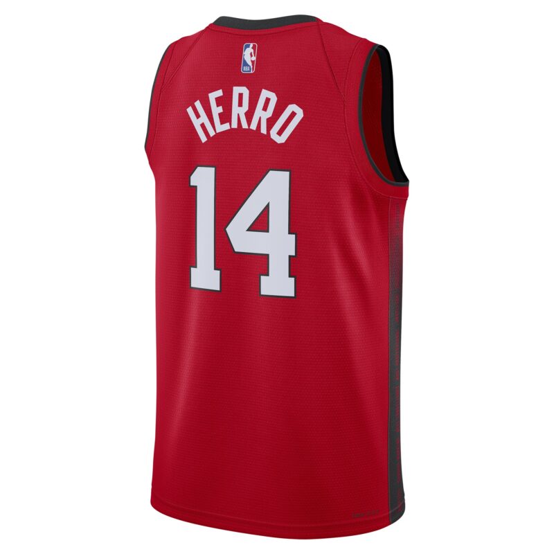 Tyler Herro Miami Heat Unisex 2024/25 Swingman Player Jersey - City Edition - Red - Image 3