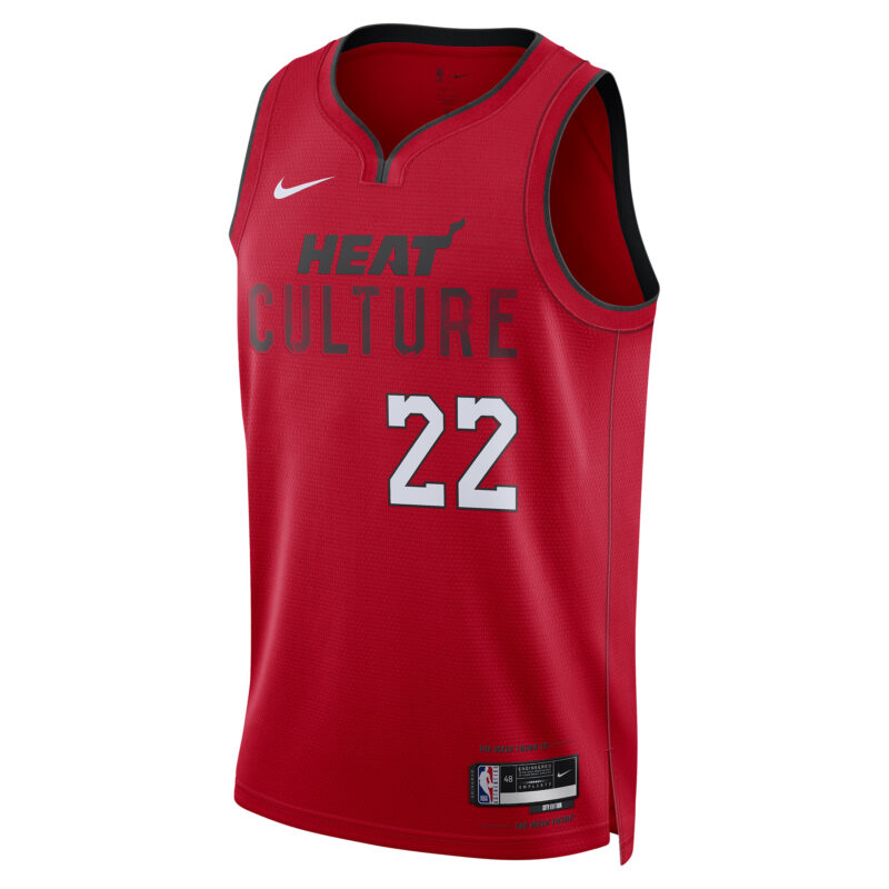 Jimmy Butler Miami Heat Unisex 2024/25 Swingman Player Jersey - City Edition - Red - Image 2