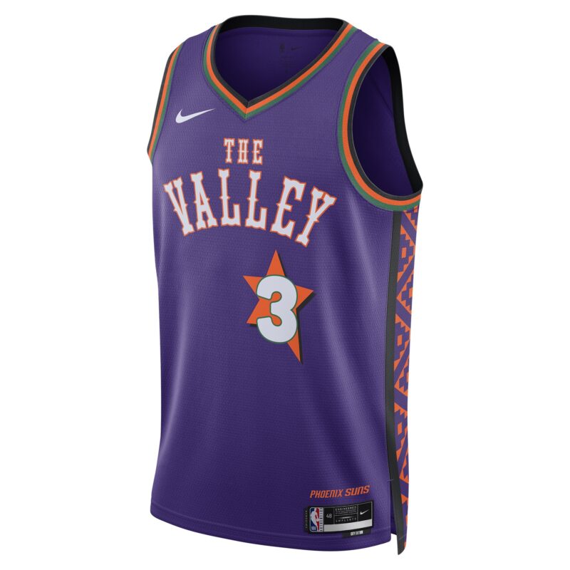 Bradley Beal Phoenix Suns Unisex 2024/25 Swingman Player Jersey - City Edition - Purple - Image 2