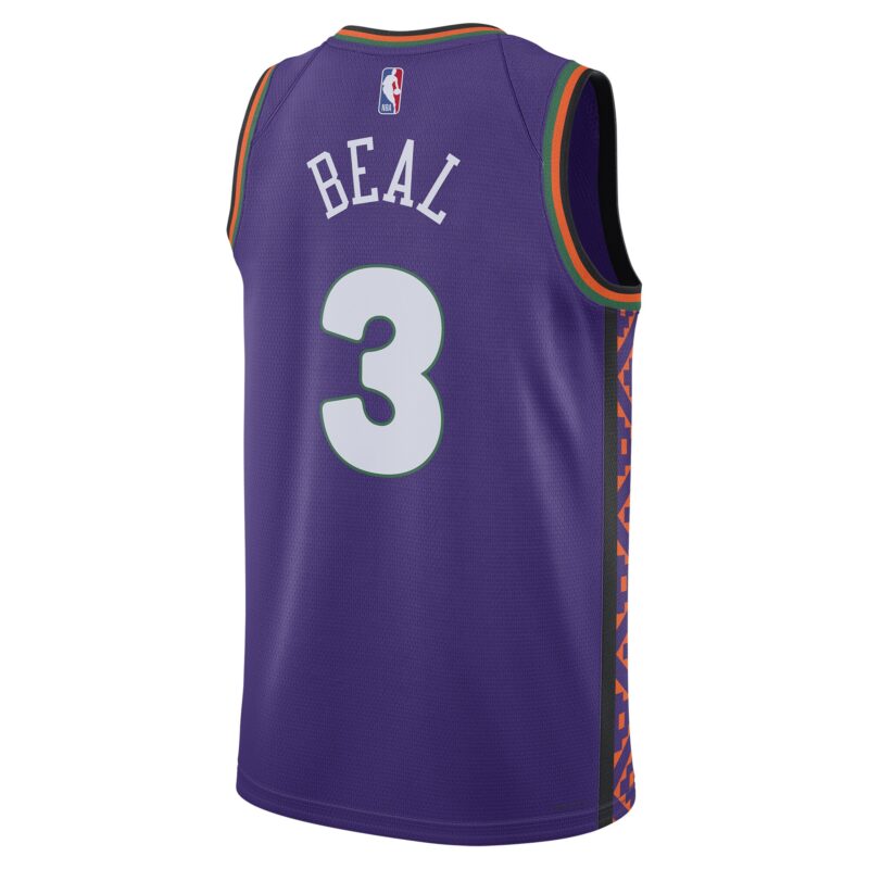 Bradley Beal Phoenix Suns Unisex 2024/25 Swingman Player Jersey - City Edition - Purple - Image 3