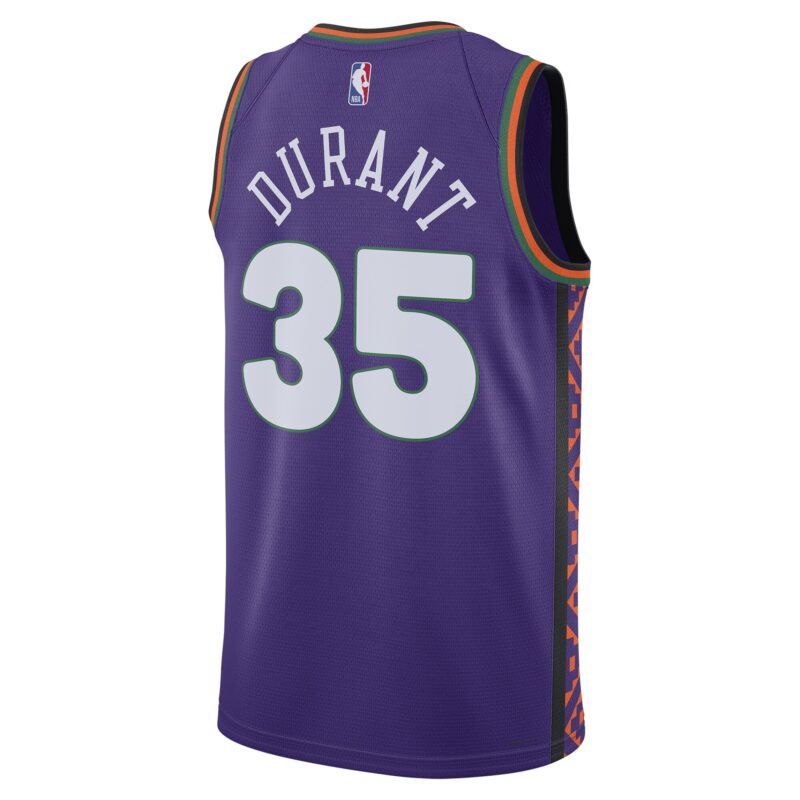 Kevin Durant Phoenix Suns Unisex 2024/25 Swingman Player Jersey - City Edition - Purple - Image 3